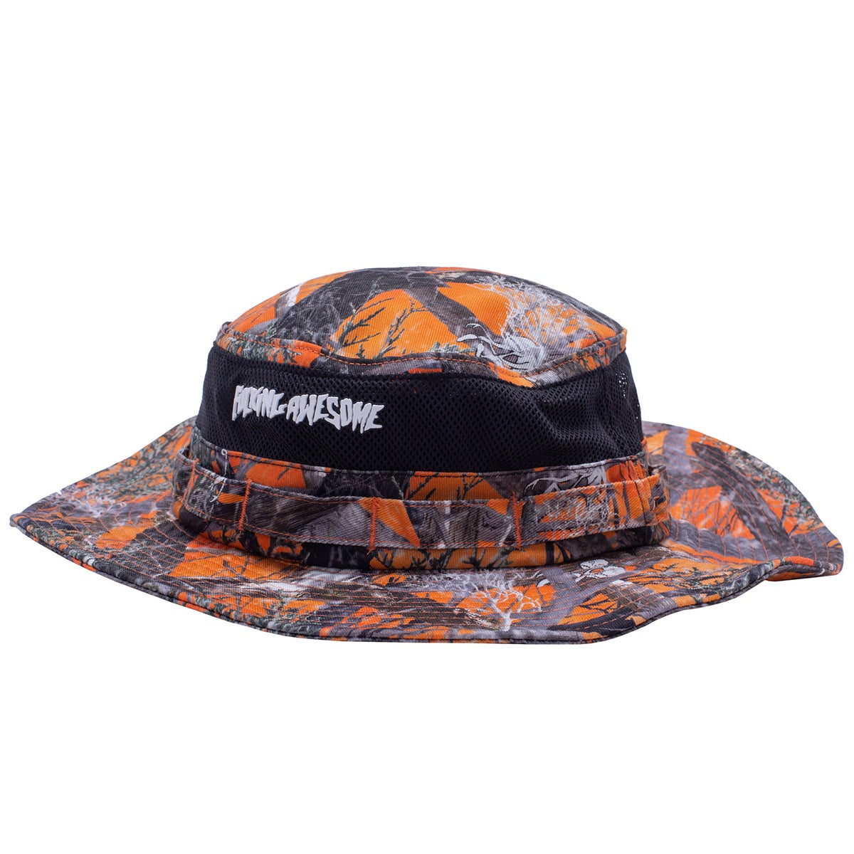 orange camo boonie hat