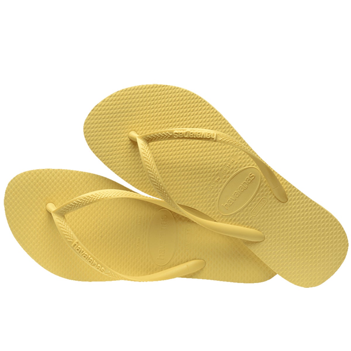 Havaianas Slim Jandal in Lemon Yellow Boardertown