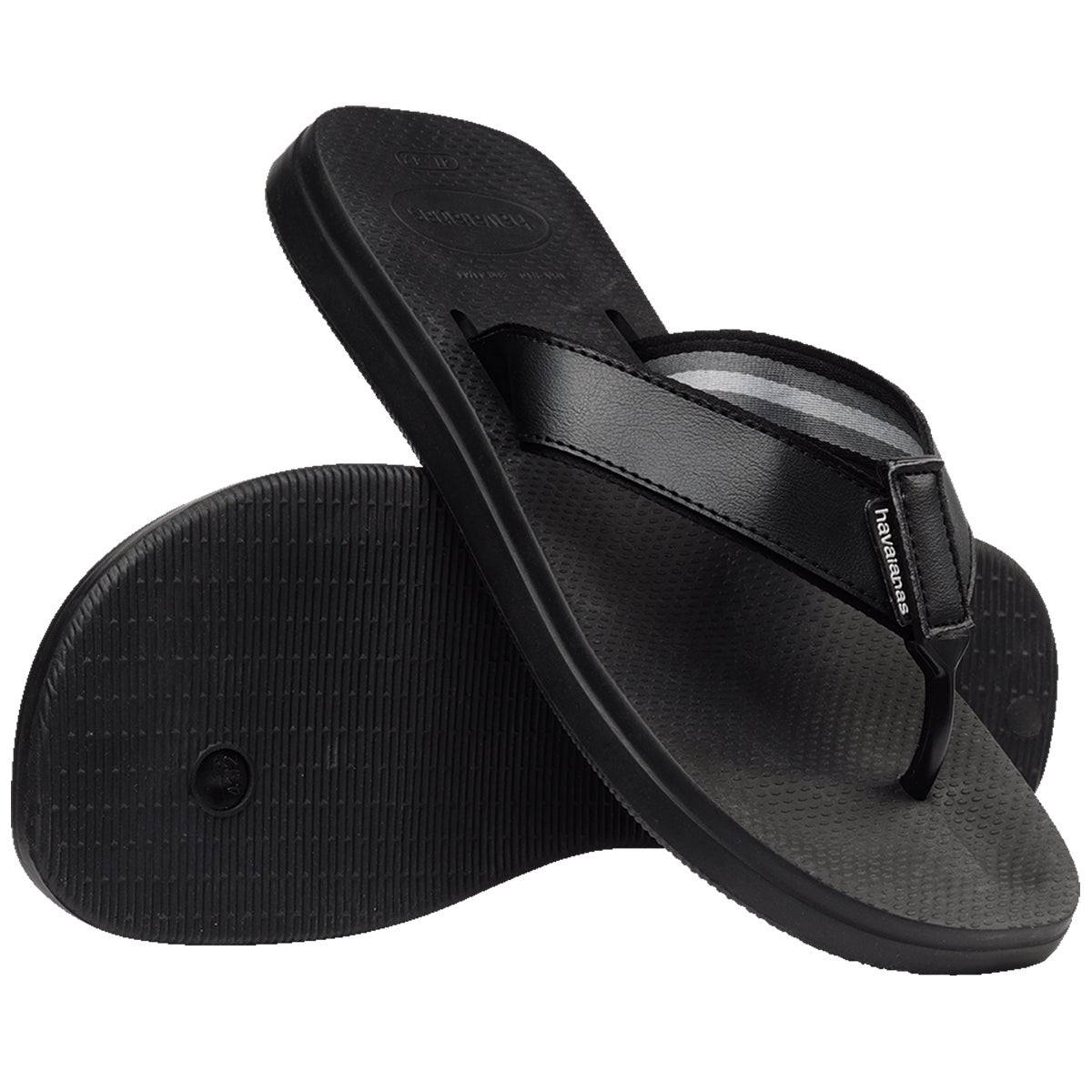 Havaianas Urban Blend Jandal in Black Black Boardertown