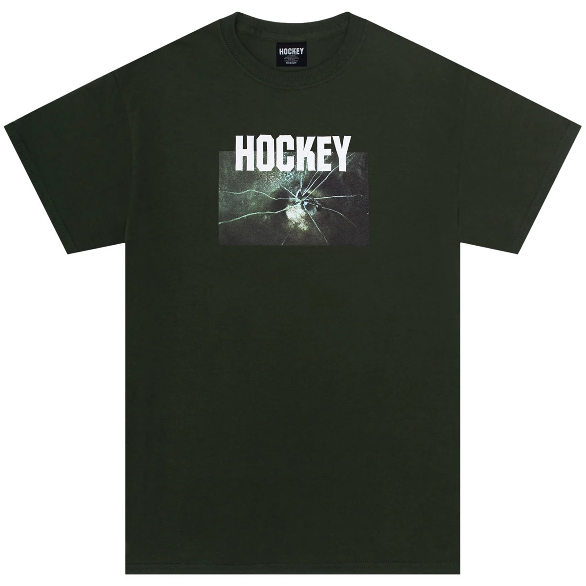 Hockey Thin Ice Tee in Dark Green | Boardertown