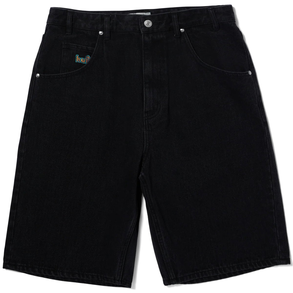 Black denim outlet shorts mens