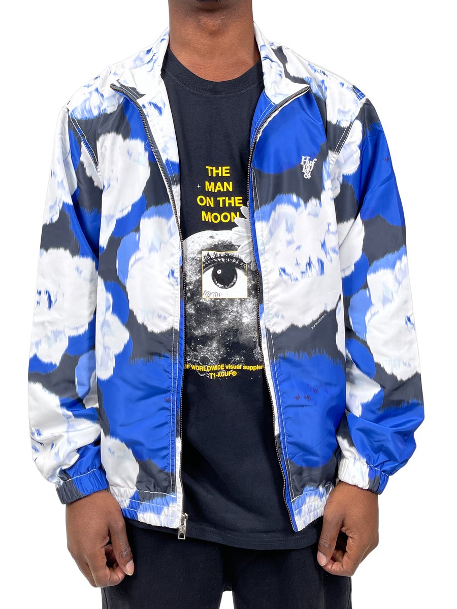 Huf Hamptons Beach Jacket in Blue | Boardertown