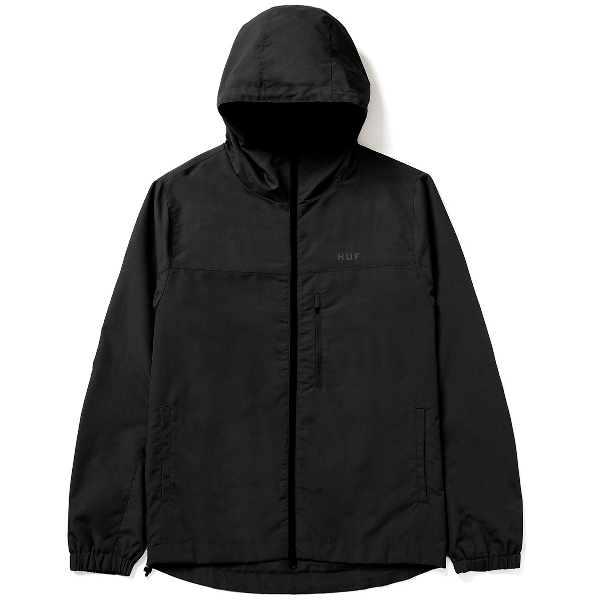 Huf Standard Shell Jacket in Black | Boardertown