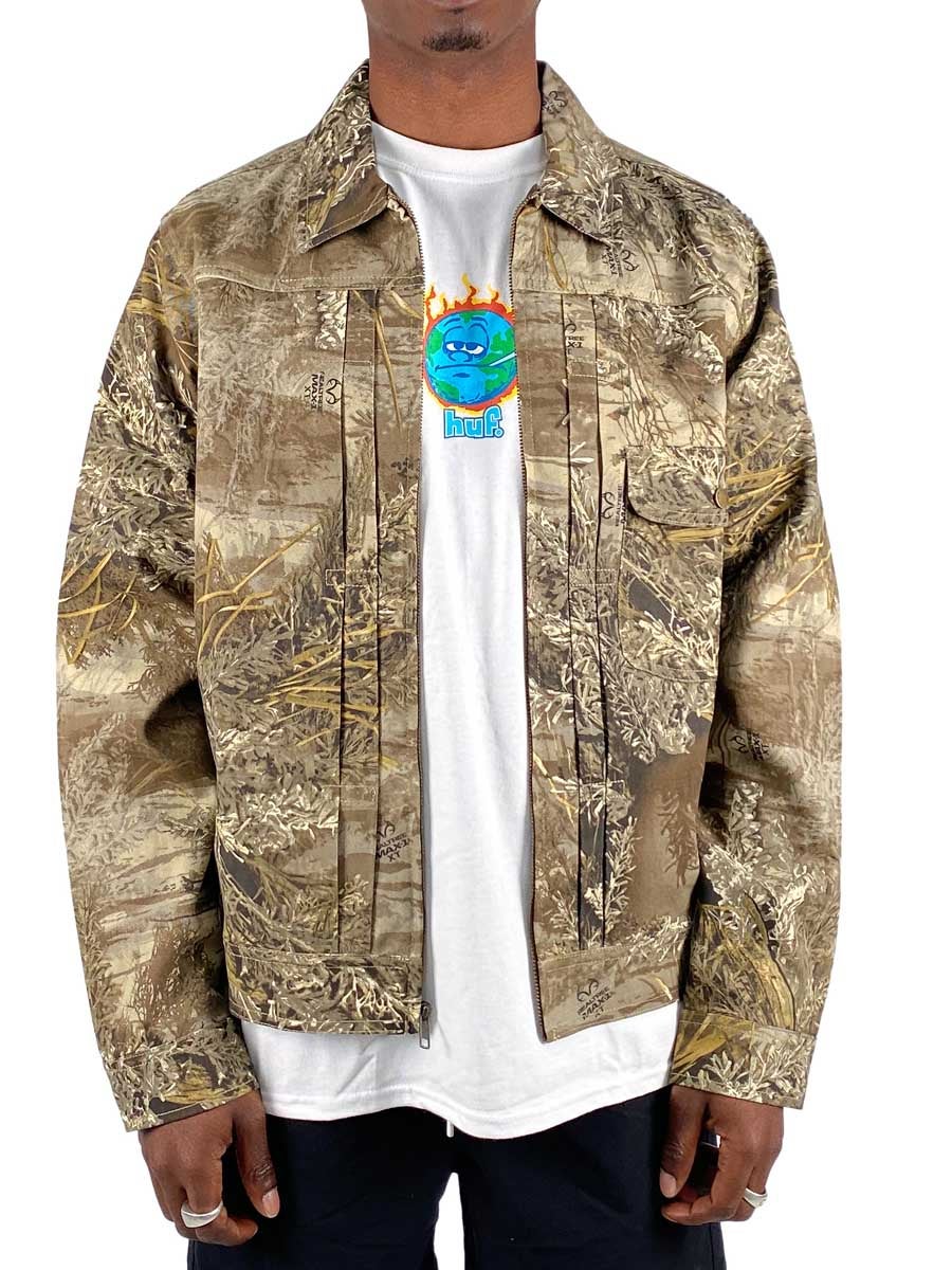 huf lincoln trucker jacket