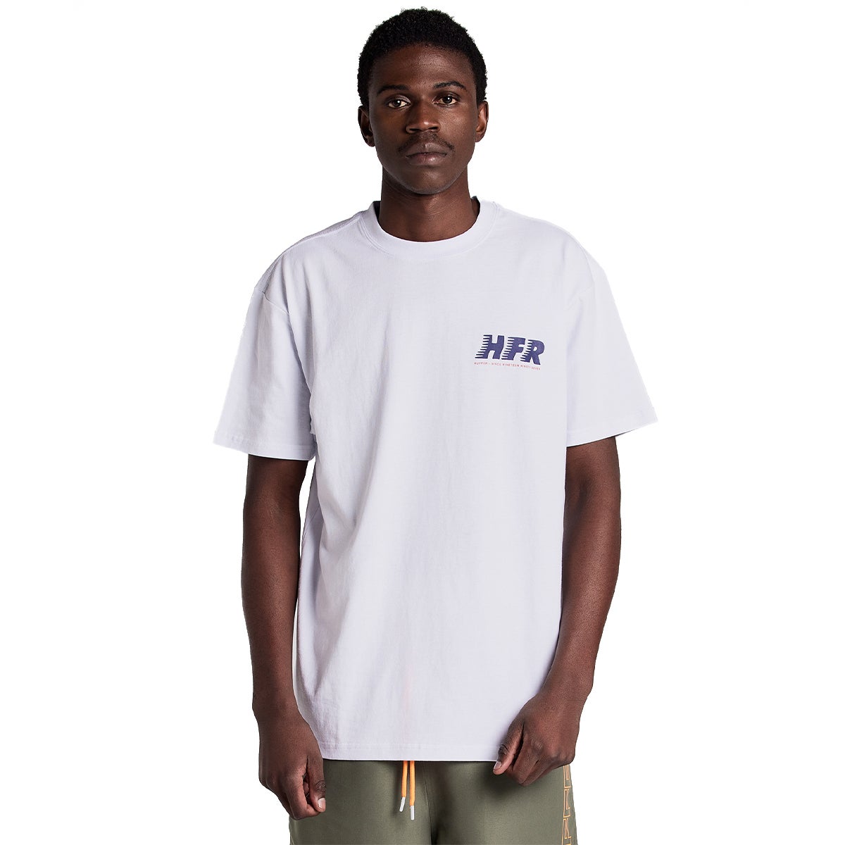 Huffer Sup Tee - Vroom in White | Boardertown