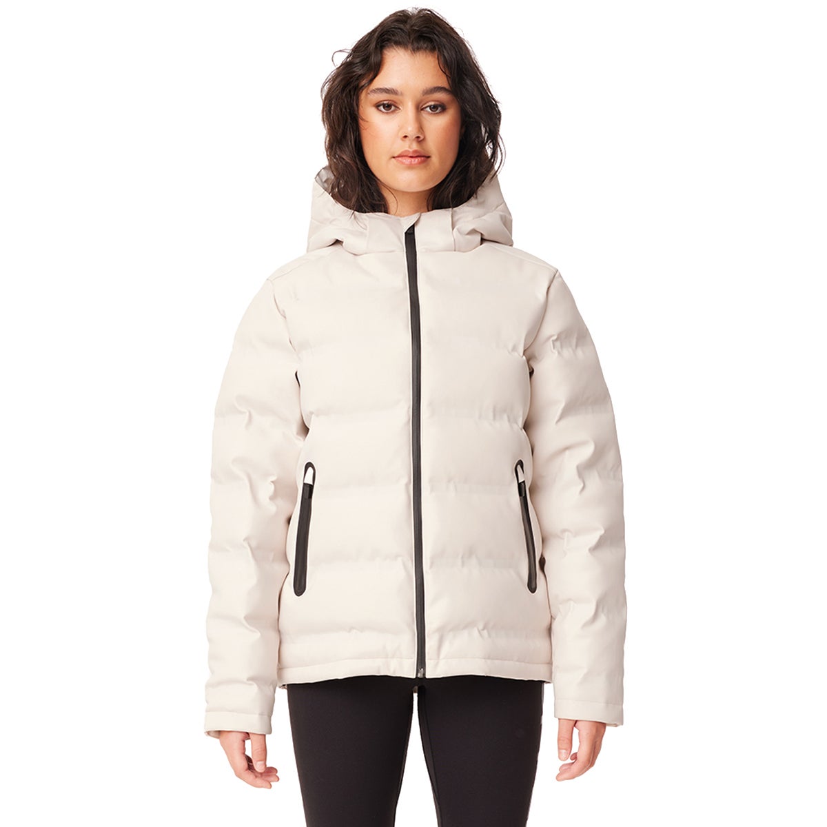 Huffer Wmns Superdown Jacket in White | Boardertown