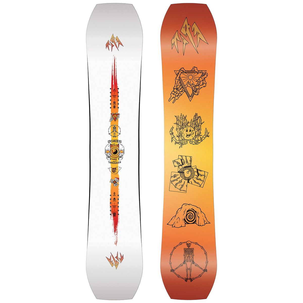 Jones Tweaker Snowboard 2025 in 154 Boardertown