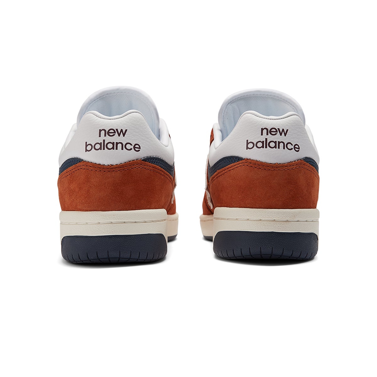 NB Numeric 480 Shoe in Dark Orange White Boardertown