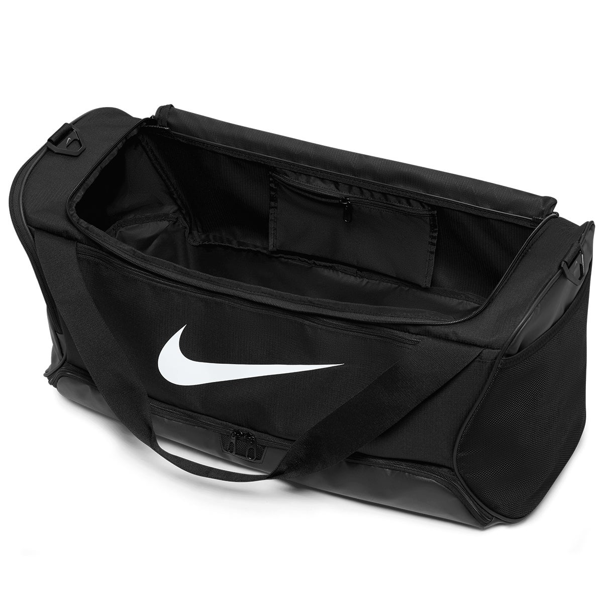 Nike Brasilia 9.5 Training 60L Duffel Bag in Black White Boardertown