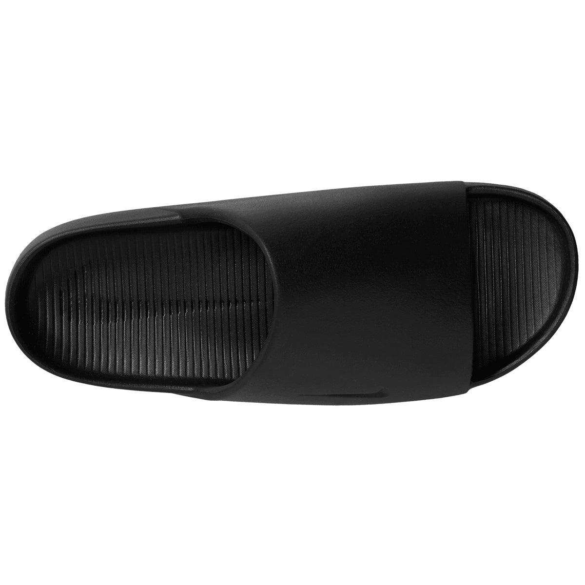 Plain black cheap nike slides