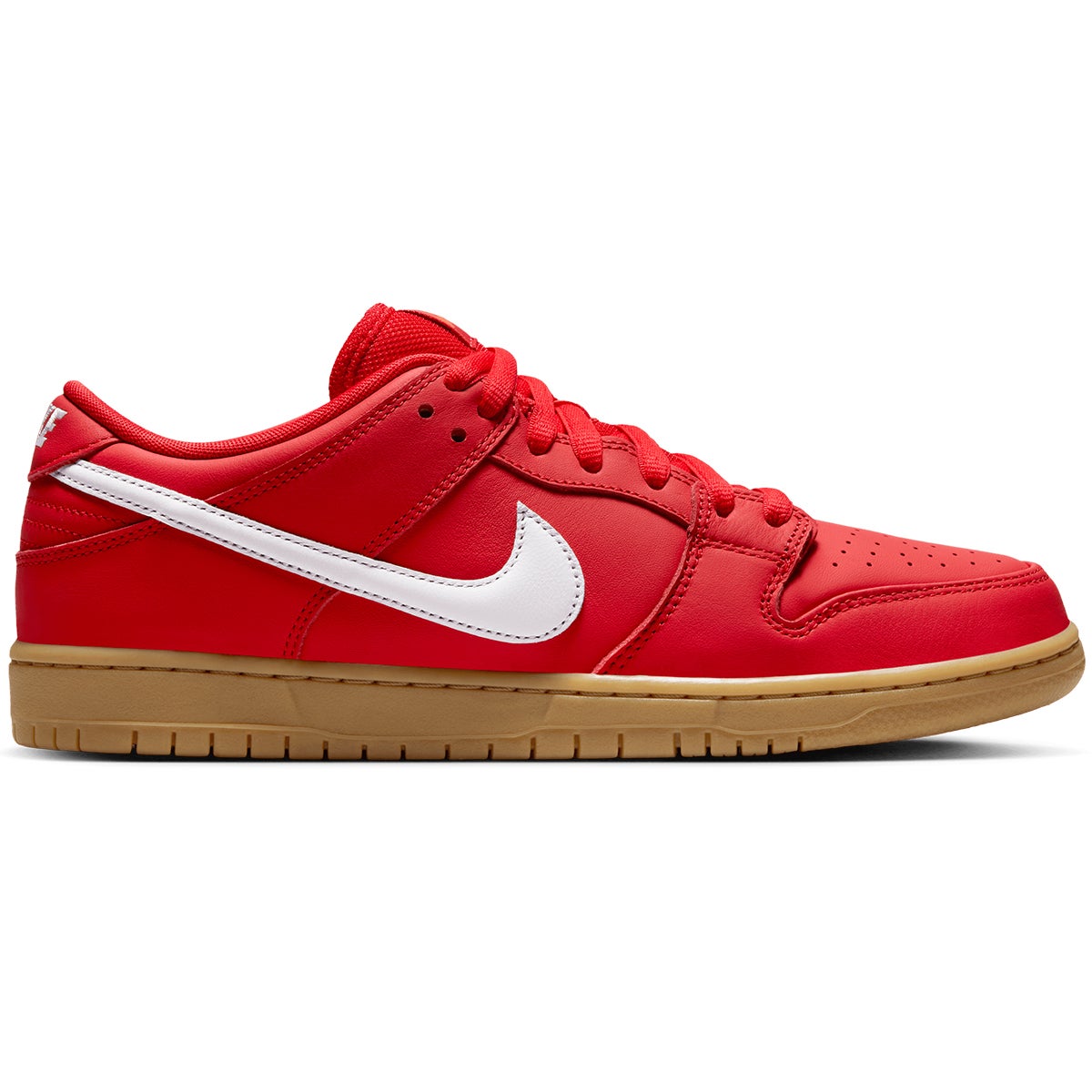 Nike SB Dunk Low Pro Shoe in University Red White Boardertown