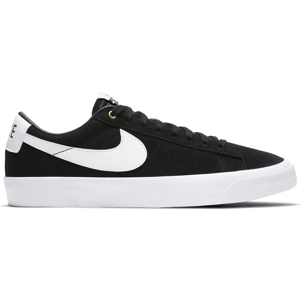 Nike SB Zoom Blazer Low GT in Black/White/Gum | Boardertown