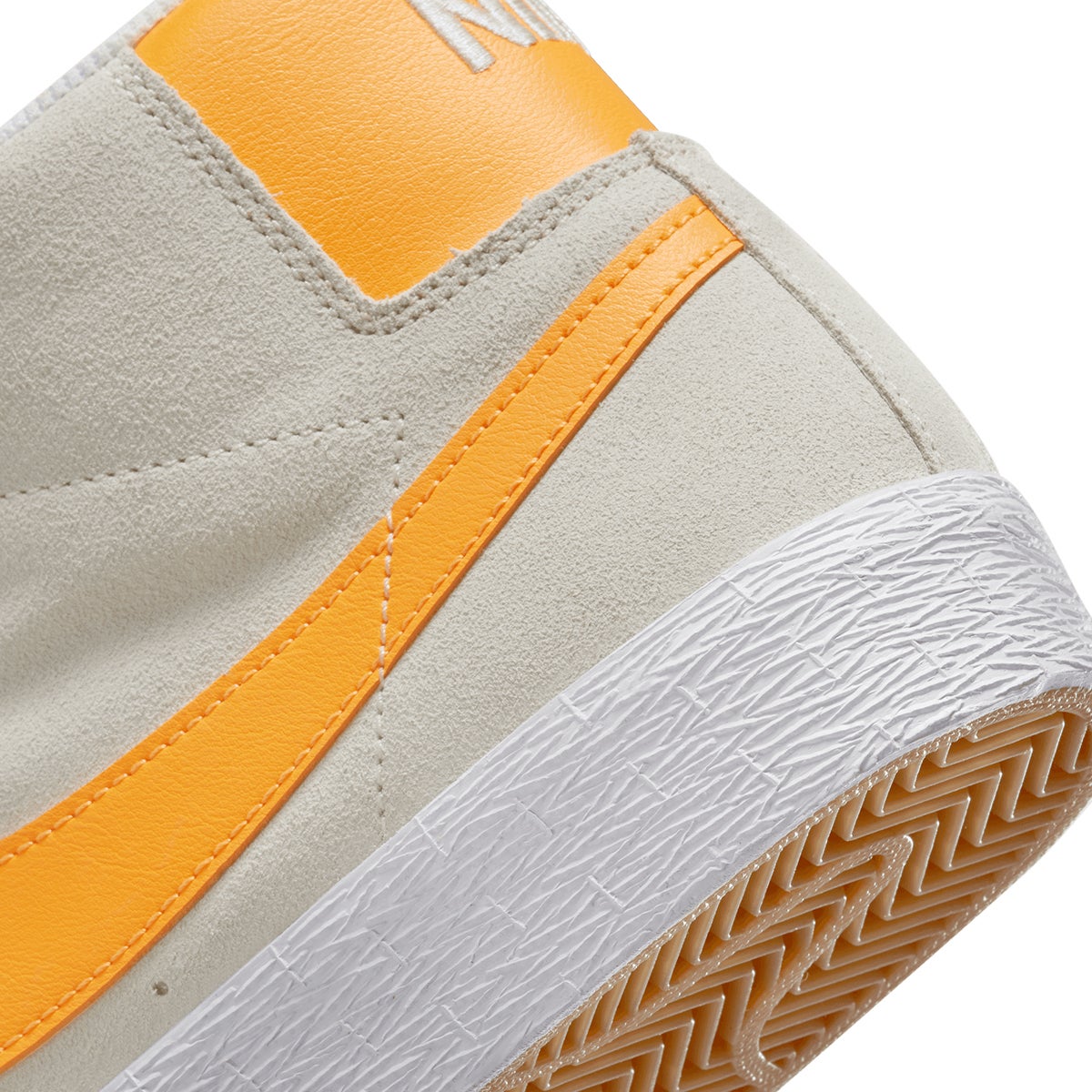 Nike SB Zoom Blazer Mid in White Laser Orange White Boardertown