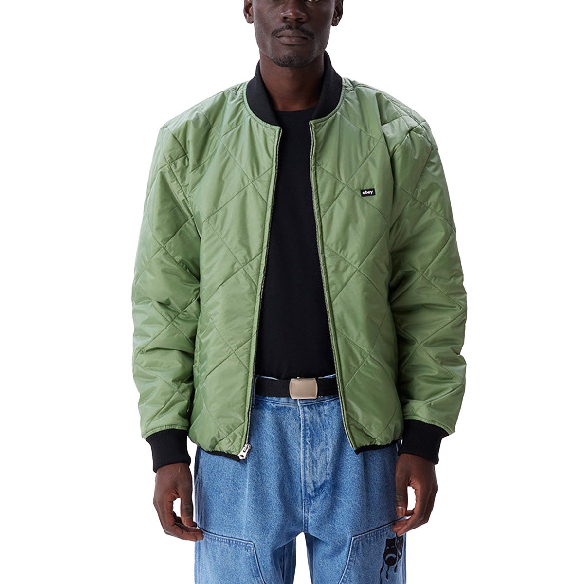 Obey Kharma Jacket in Jade Boardertown