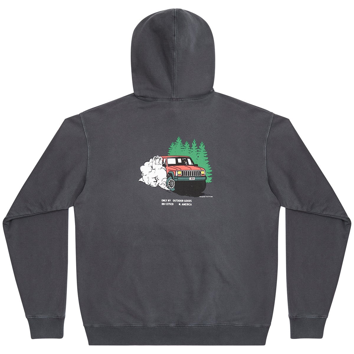 Only NY Off-Road Hoodie in Vintage Black | Boardertown