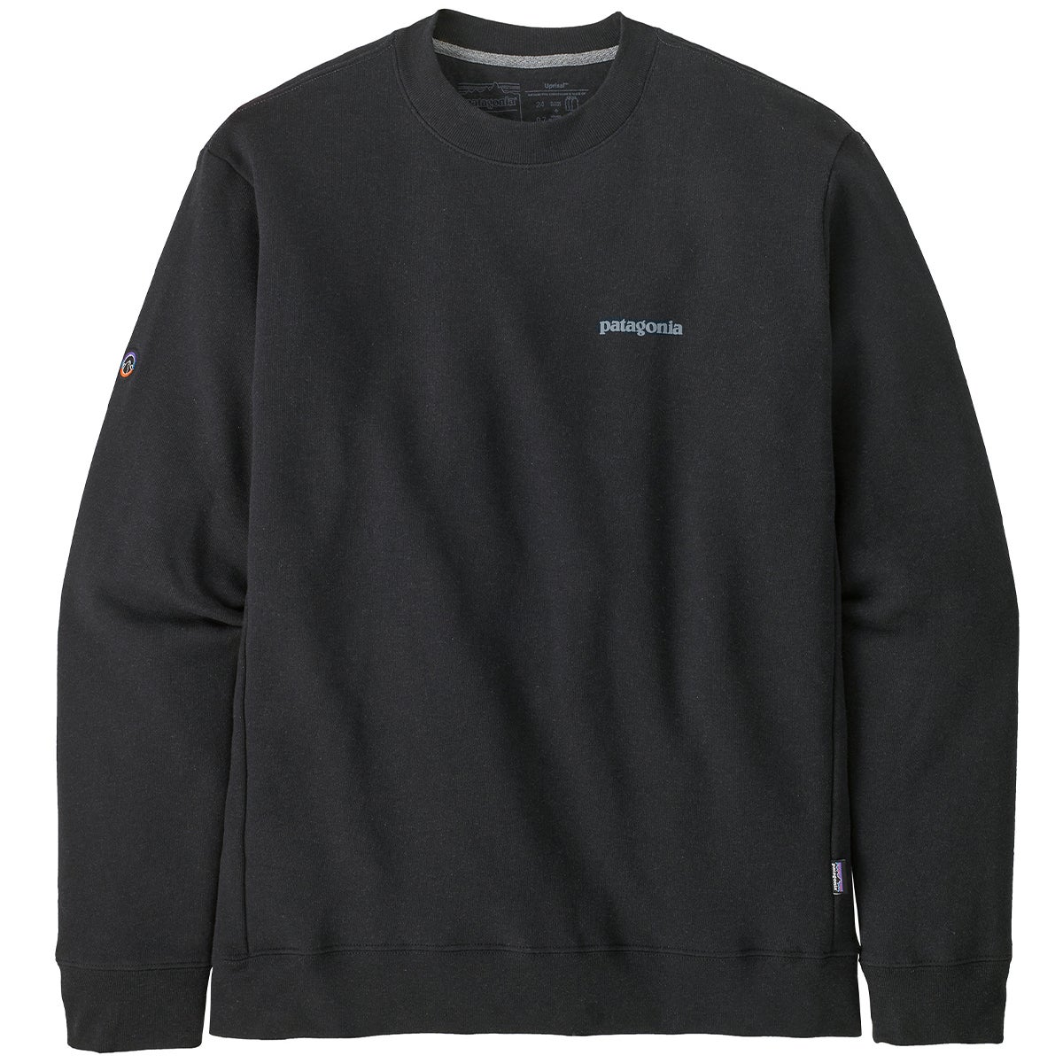 Patagonia Fitz Roy Icon Uprisal Crew In Black 