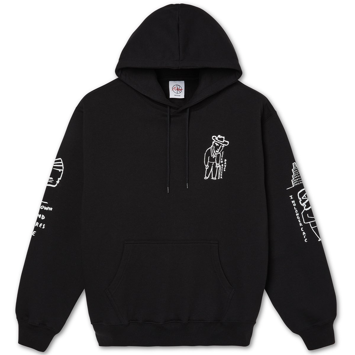 Polar Seen Better Days Hoodie in Black | Boardertown