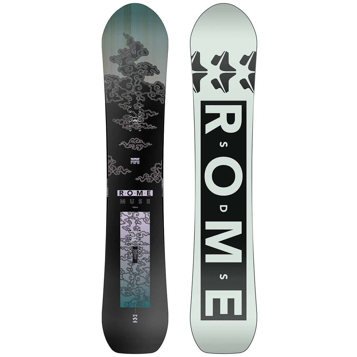 Rome Muse Snowboard 2024 in 149 Boardertown