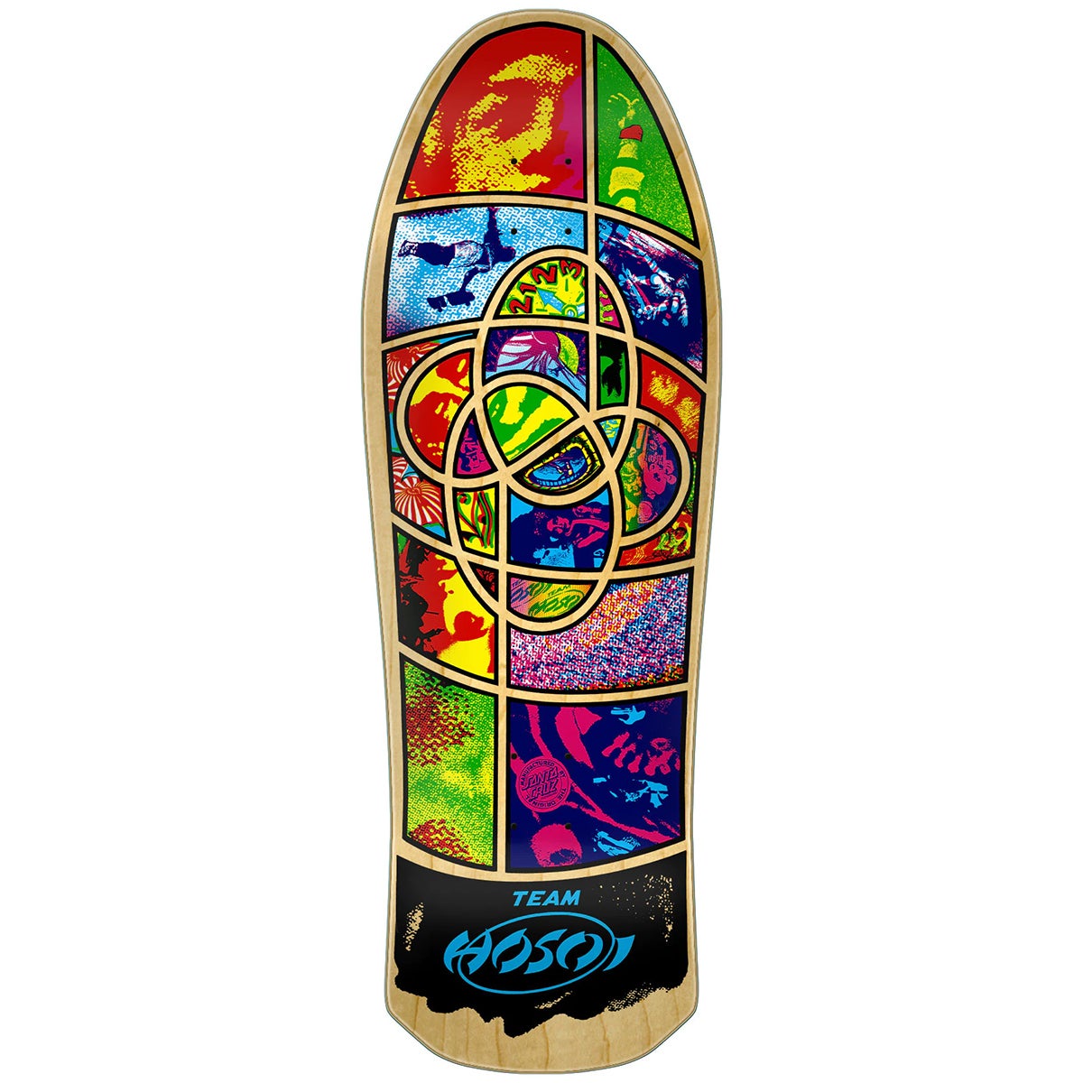 Santa Cruz Irie Eye Reissue Skateboard Deck in Hosoi Boardertown