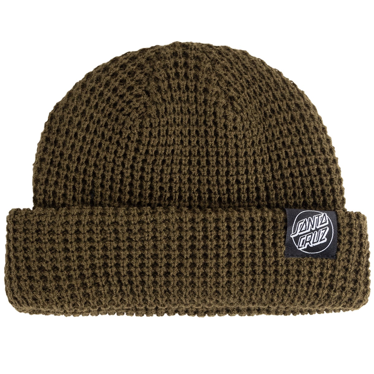 Santa Cruz Opus Dot Beanie in Olive Green Boardertown