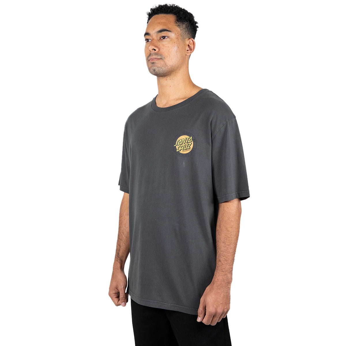 Santa Cruz OS Natas Evil Cat OG Tee in Black Boardertown