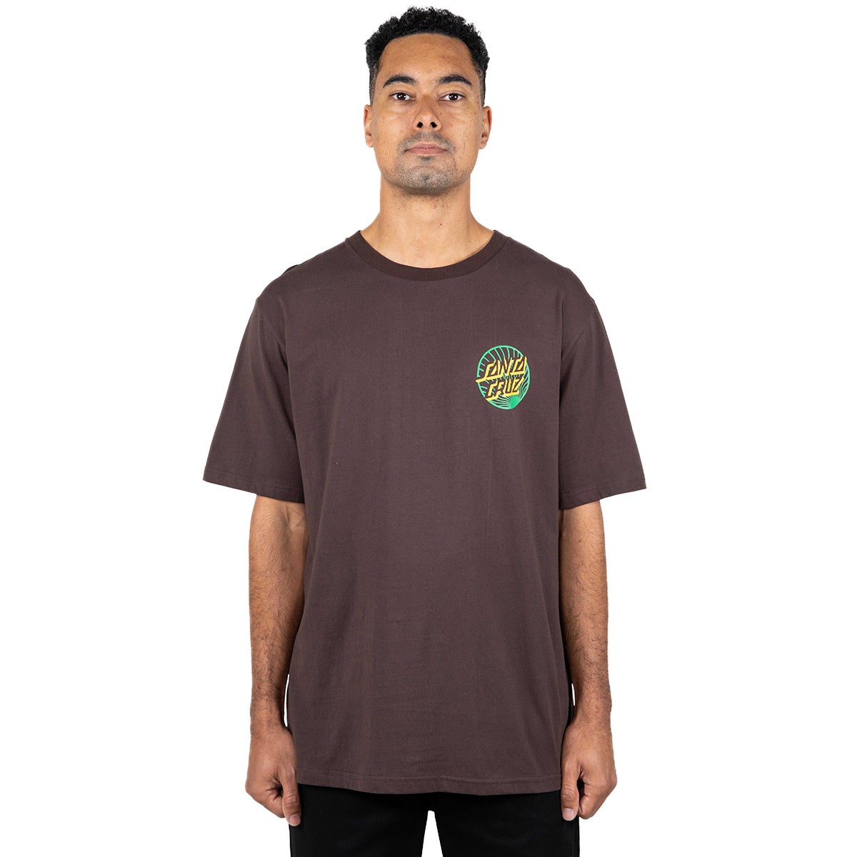 Santa Cruz OS Retreat Tee in Brown Boardertown