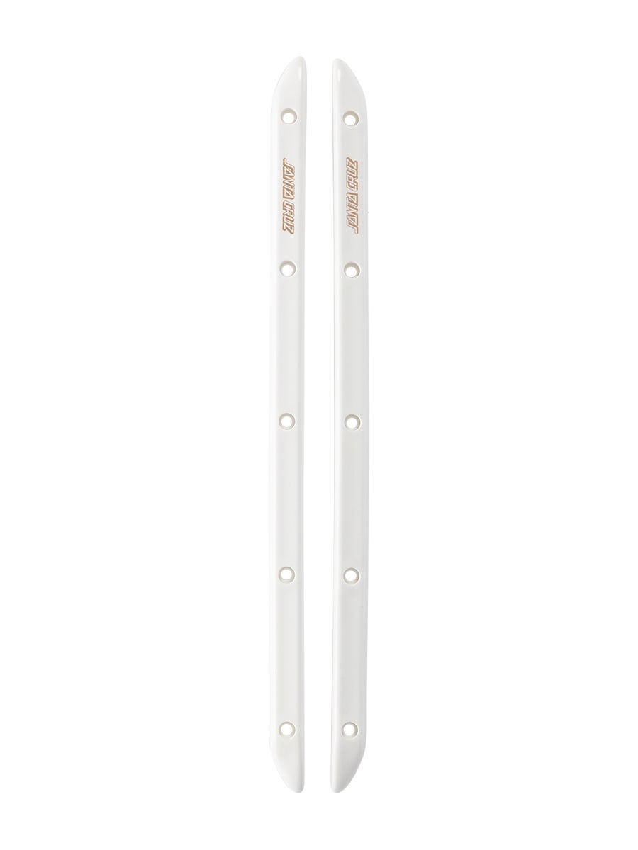 Santa Cruz Slimline HSR Skateboard Rails in White Boardertown