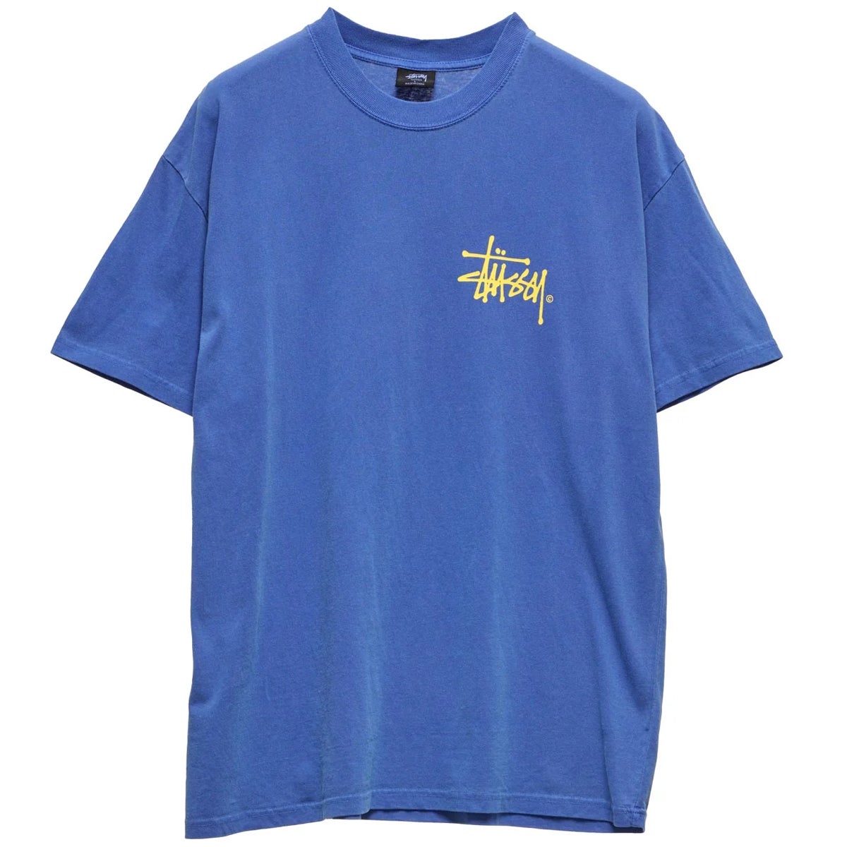 Stussy Pigment Shadow Graffiti Tee in Blue | Boardertown