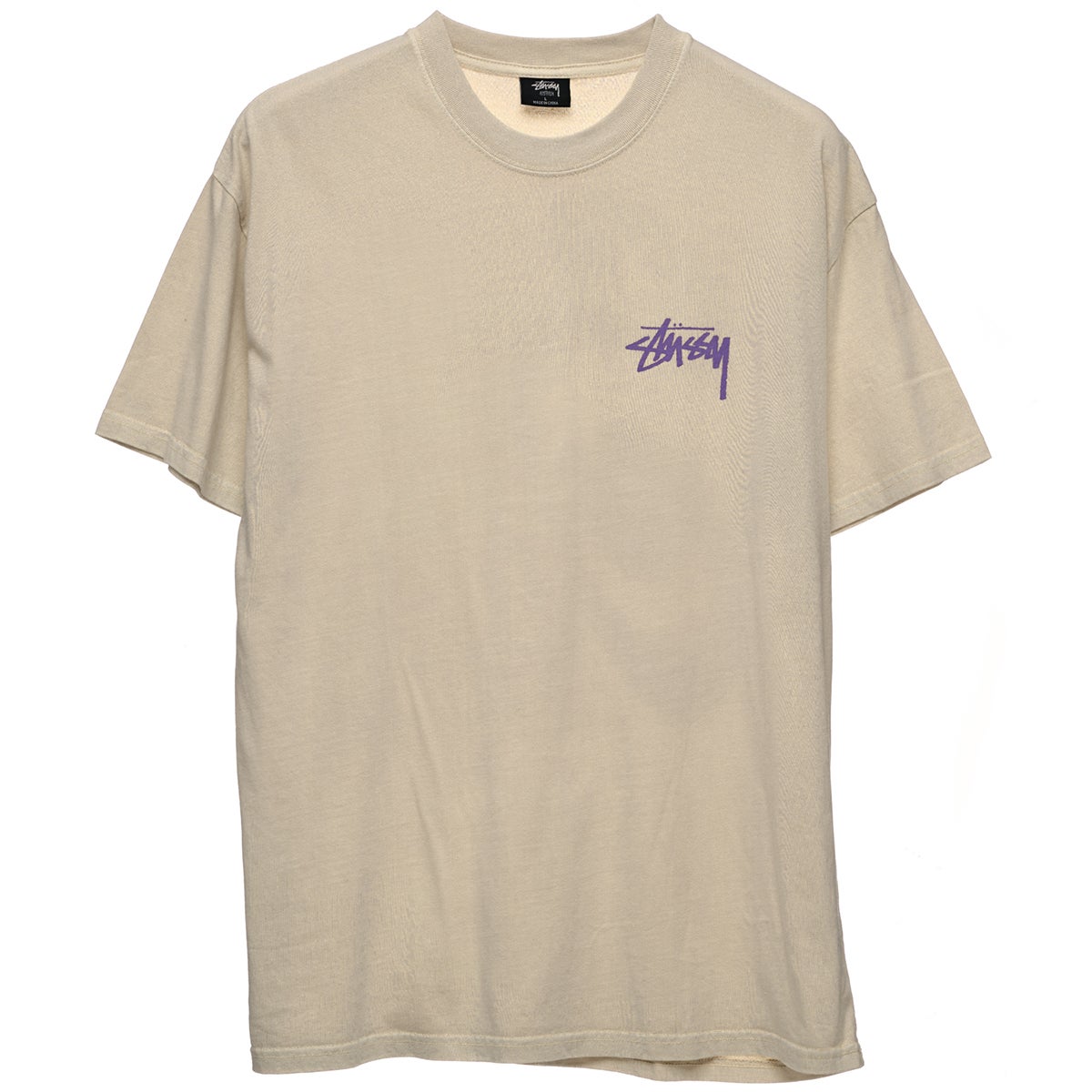 Stussy t discount shirt beige