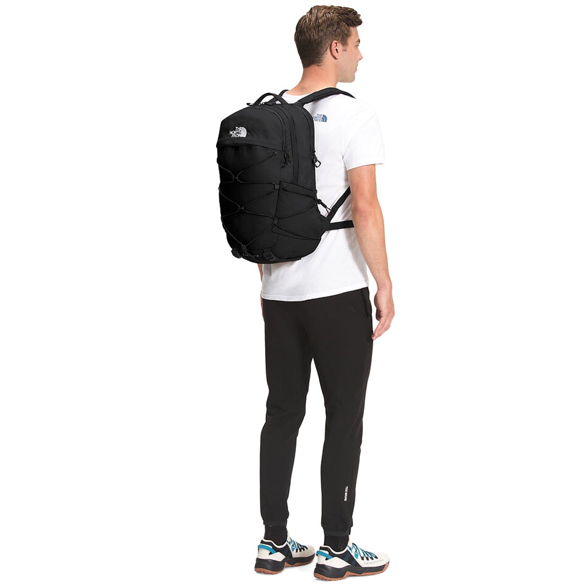 The North Face Borealis Backpack in Black Black Boardertown