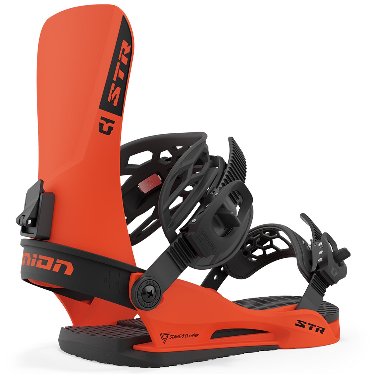 Union STR Snowboard Bindings in Hunter Orange | Boardertown