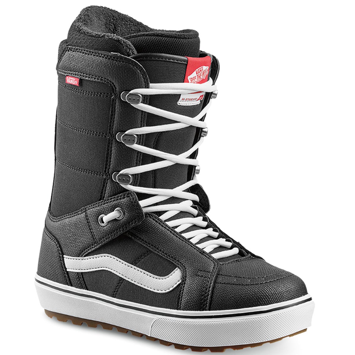 Vans Hi-Standard OG Snowboard Boots in Black/White | Boardertown