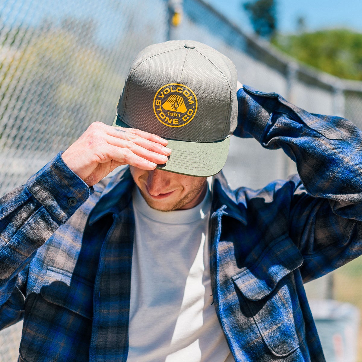 G Volcom Vitals Hat Military Boardertown | Skate Taylor in