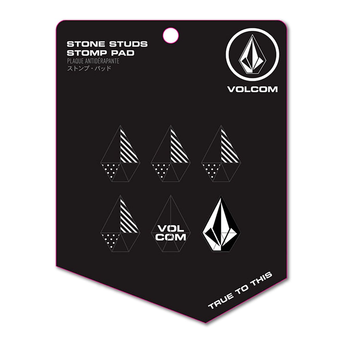 Volcom Stone Studs Stomp Pads in Black Boardertown