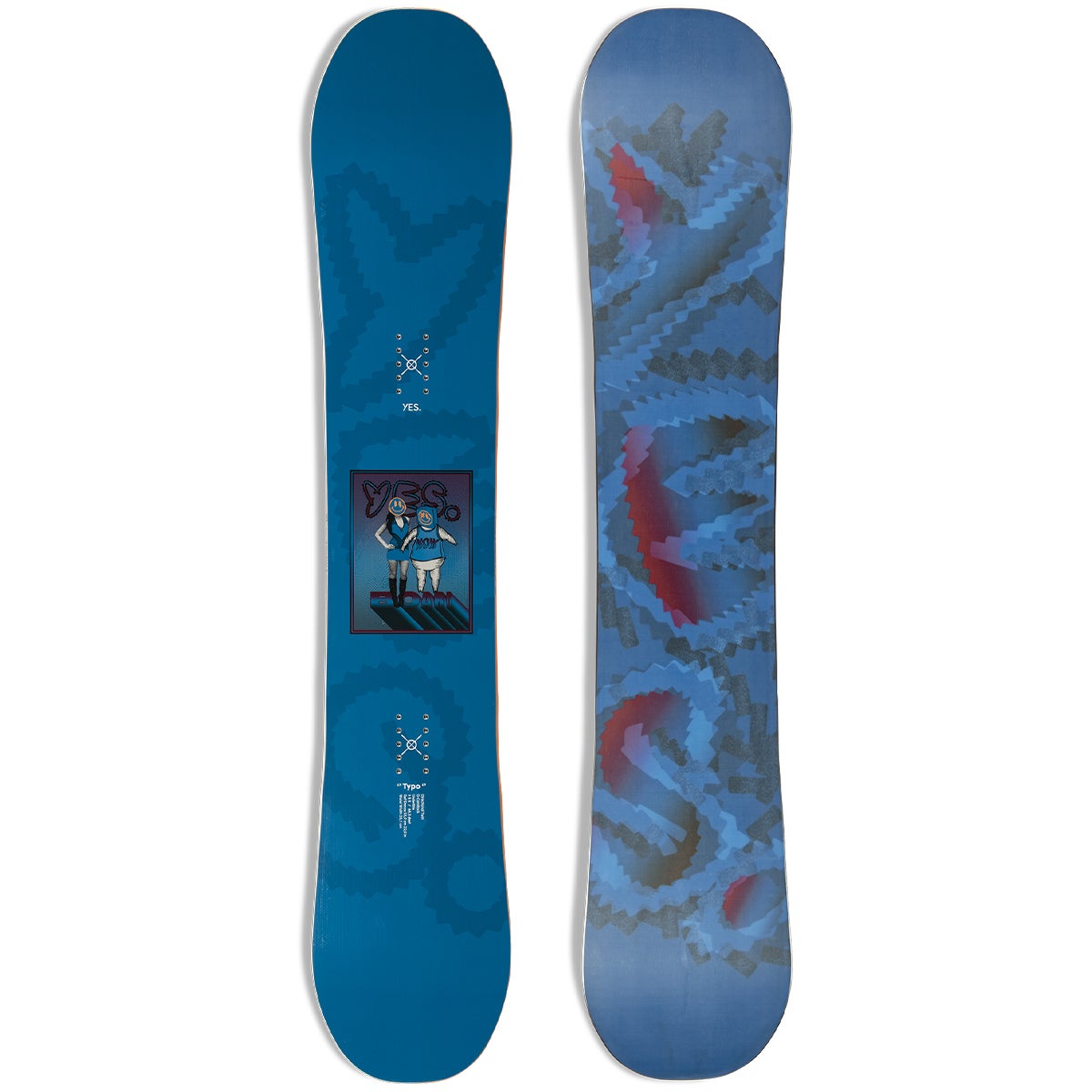 Yes Typo Snowboard 2024 in 155 Boardertown